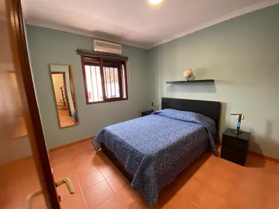 Cama o camas de una habitación en Villa Mogan Mall, con jacuzzi y PlayStation 5