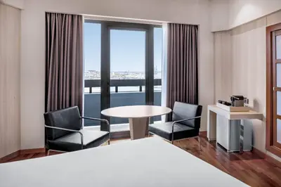 Cama o camas de una habitación en AC Hotel Gran Canaria by Marriott