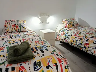 Cama o camas de una habitación en Las Olas 206