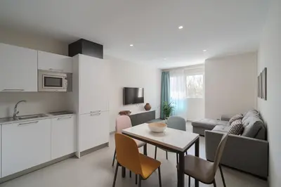 Una cocina o zona de cocina en Las Afortunadas - Playa Arinaga 2ºA