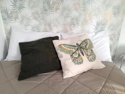 Cama o camas de una habitación en Aloha***Burrero cerca del Aeropuerto