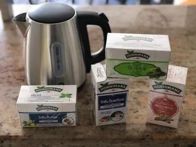 Utensilios para hacer té y café en 110sm square meters