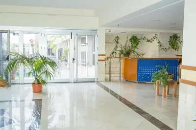 El vestíbulo o zona de recepción de Home2Book Ático Blue Beach, Pool&Terrace
