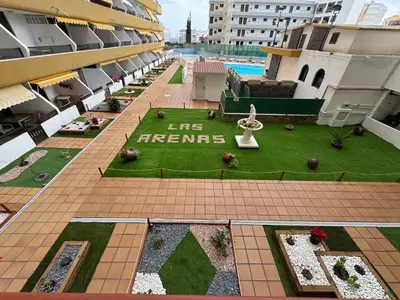 Edificio en el que se encuentra el apartahotel