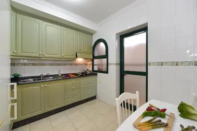 Una cocina o zona de cocina en Bungalow Sonnenland Los Tinos II by VillaGranCanaria
