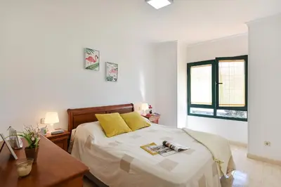 Cama o camas de una habitación en Bungalow Sonnenland Los Tinos II by VillaGranCanaria
