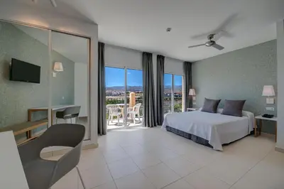 Cama o camas de una habitación en Mirador Maspalomas by Dunas