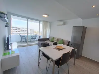 Una cocina o zona de cocina en Molinos holidays playa del inglés