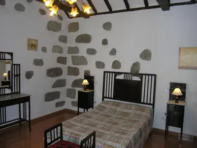 Cama o camas de una habitación en Vivelorural Casa Saulo 2, local charm in Agüimes