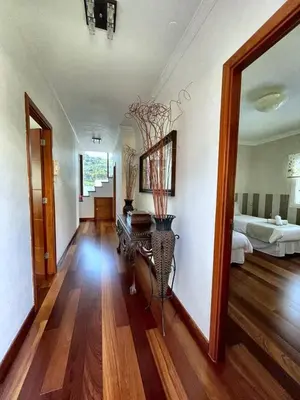 Cama o camas de una habitación en Villa Aguacate