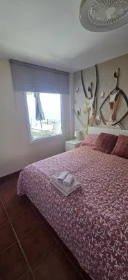 Cama o camas de una habitación en Golden Sunny View Apartment