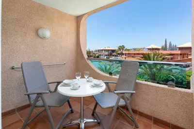 Un balcón o terraza de MUR Apartamentos Buenos Aires Gran Canaria