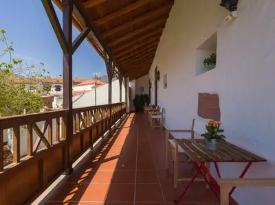 Un balcón o terraza de CASA RURAL LA MONTAÑETA