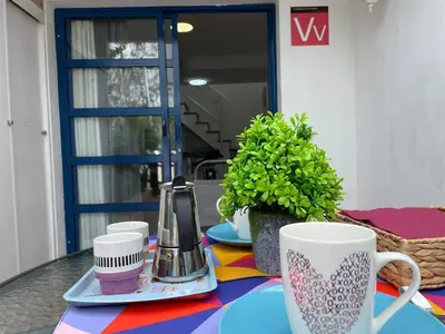 Plano de PLAYMAR Maspalomas Bungalow 124 Bali Style with terrace