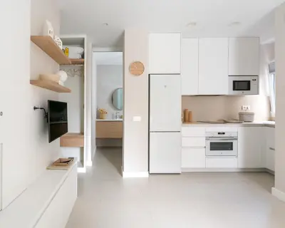 Una cocina o zona de cocina en Fantástico Apartamento de diseño en Las Canteras.