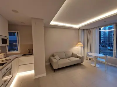 Una cocina o zona de cocina en Fantástico Apartamento de diseño en Las Canteras.