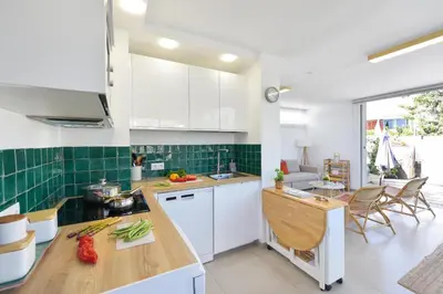 Una cocina o zona de cocina en Apartment La Maresia CB9A by VillaGranCanaria