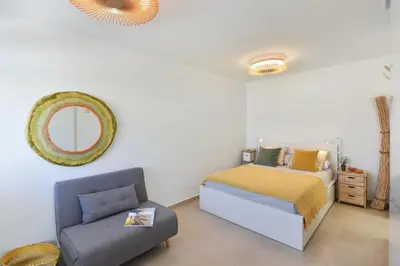 Zona de estar de Apartment La Maresia CB9A by VillaGranCanaria
