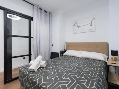 Cama o camas de una habitación en SG Harbor Lights Canteras Beach - Parking incluido