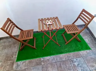 Plano de Cozy Apartment With Garden