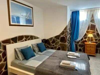 Cama o camas de una habitación en BellaVista DM private pool