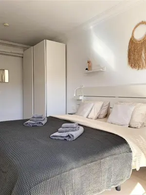Cama o camas de una habitación en Villa Happiness - Luxury chalet with sea view