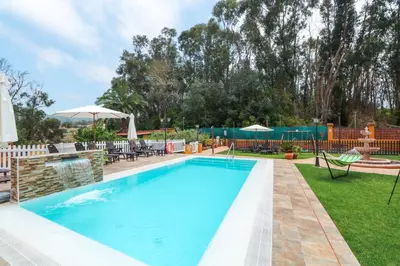 Piscina en o cerca de Majestic Mountain Villa with heated pool