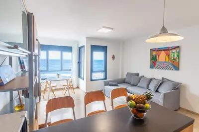 Zona de estar de Ocean & Auditorium Views