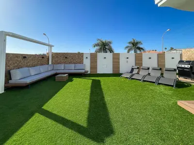 Zona de estar de Villa Sofía Maspalomas