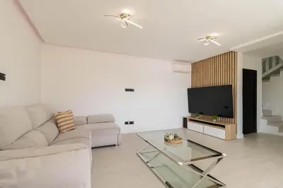 Una televisión o centro de entretenimiento en Villa Sofía Maspalomas