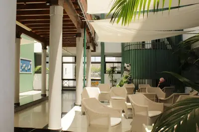 Zona de estar de Hotel Green Field