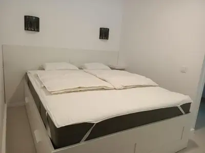 Cama o camas de una habitación en Casa Naranja - your spacious and comfortable home in Playa