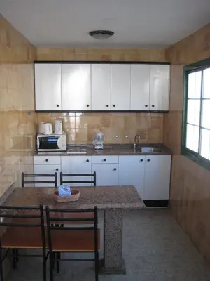 Una cocina o zona de cocina en Bungalows Boston