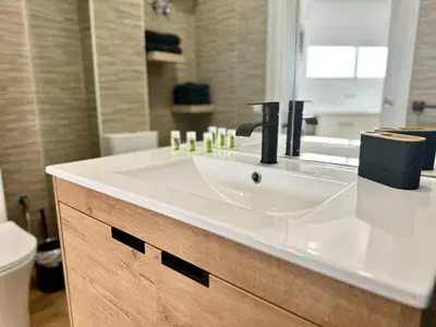 Un baño de Loft Deluxe Aeropuerto