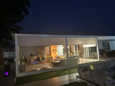 Zona de estar de Magnifica Villa en el corazón de Maspalomas
