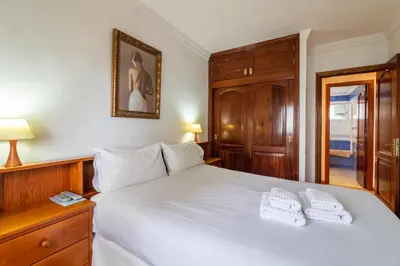 Cama o camas de una habitación en Carvajal