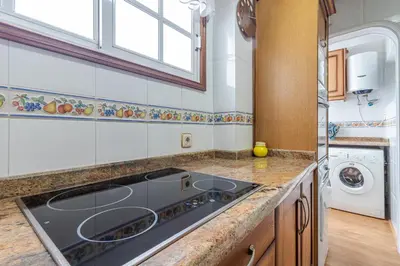 Una cocina o zona de cocina en Carvajal