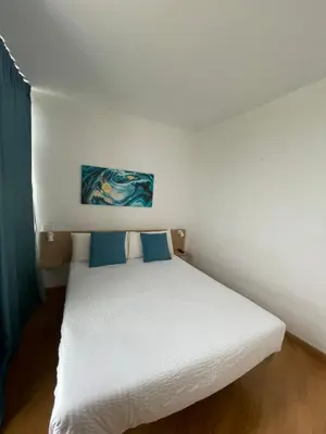 Cama o camas de una habitación en Hotel Folias San Agustín