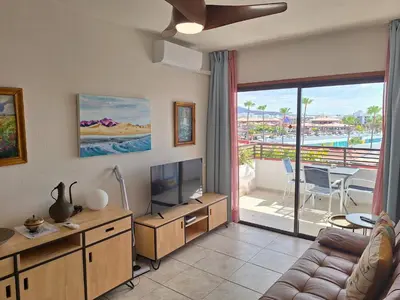 Zona de estar de Casa Iguazu - At the center of Playa del Inglés