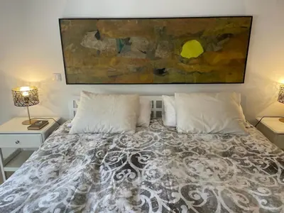 Cama o camas de una habitación en Villa Garoé
