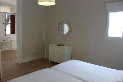 Cama o camas de una habitación en La Casona de Galdós