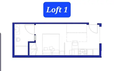 Plano de LOFT ON THE BEACH