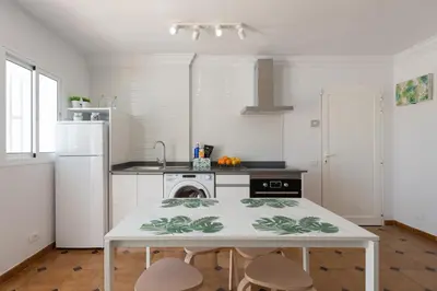 Una cocina o zona de cocina en HomeForGuest A piece of oasis in the South of Gran Canaria