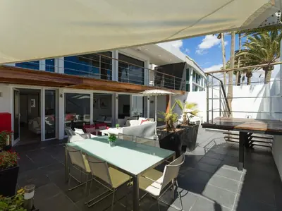 Un balcón o terraza de Oasis Villas Maspalomas