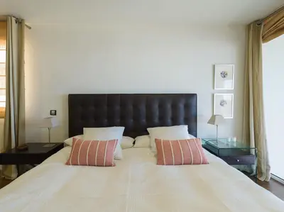 Cama o camas de una habitación en Oasis Villas Maspalomas