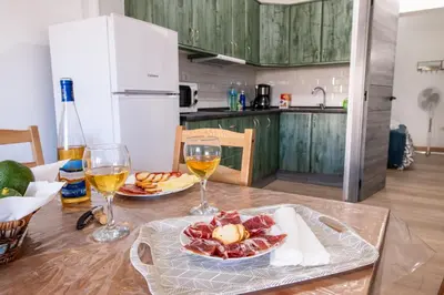 Una cocina o zona de cocina en Casa Andrea Doria Arinaga