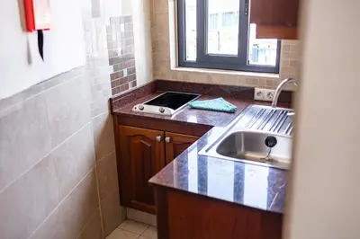 Una cocina o zona de cocina en Servatur JB - Adults Only