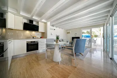 Una cocina o zona de cocina en Maspalomas Beach Point