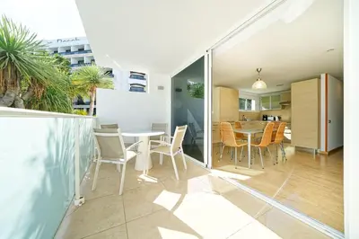 Una cocina o zona de cocina en Maspalomas Beach Point