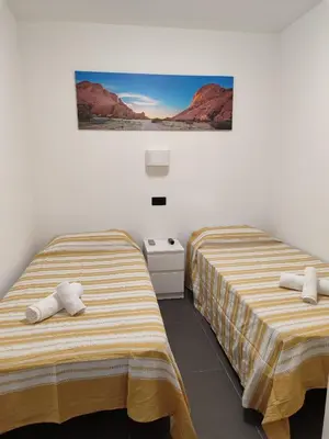Cama o camas de una habitación en Casa Rica